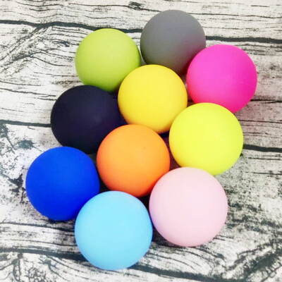 Silicone Fascia Massage Ball 63MM Fitness Trainer Feet Muscle Relax Ball for Yoga Pilates Stress Pain Relief Exerciser Gym Home