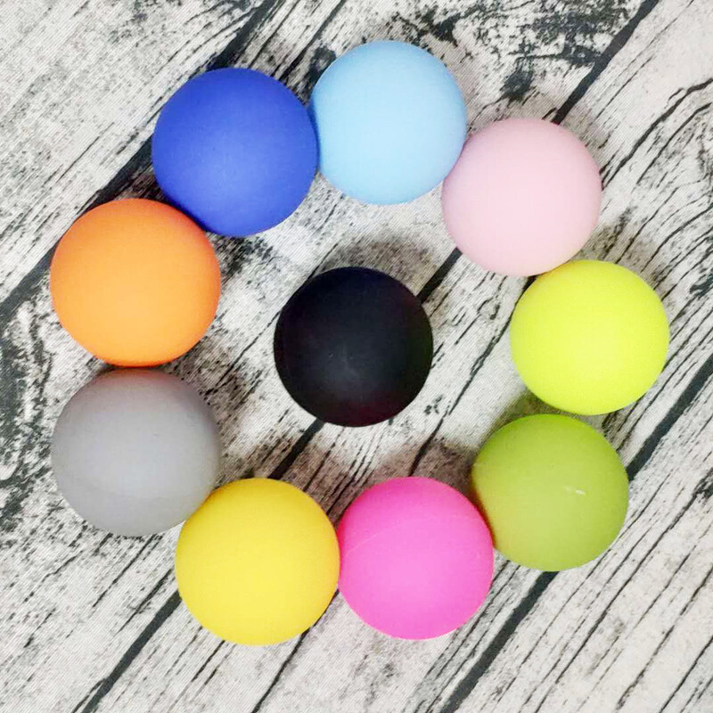 Silikonska masažna lopta za fasciju 63 MM Fitnes trener Lopta za opuštanje mišića stopala Za jogu Pilates Vježbač za ublažavanje bolova Teretana Dom