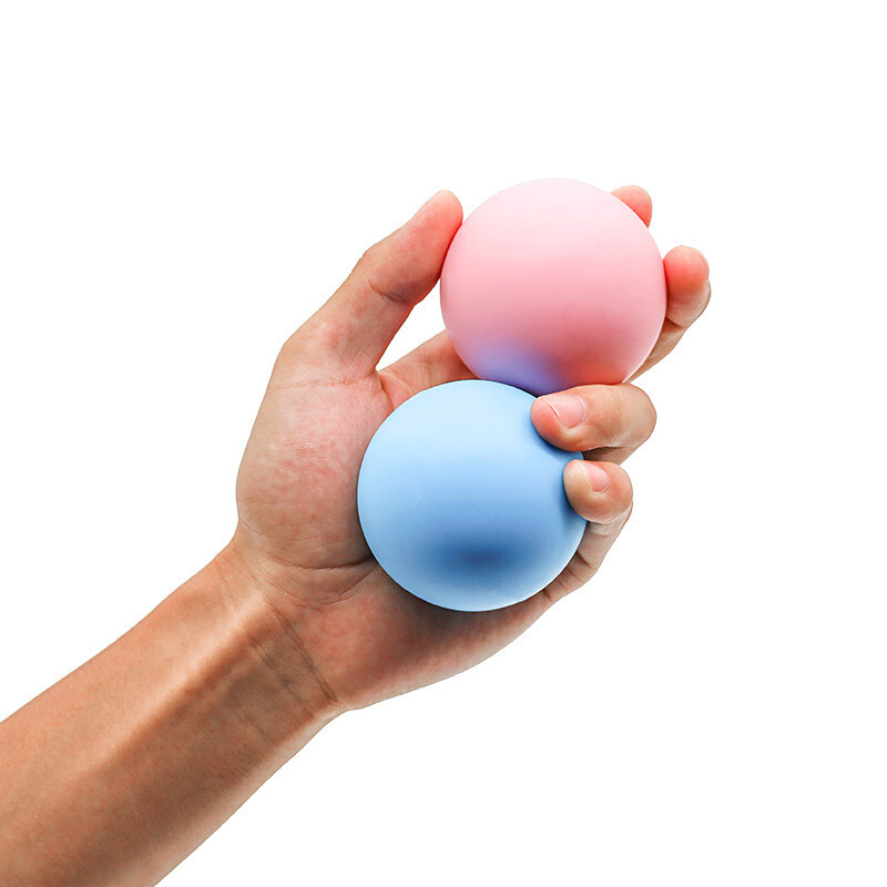 Silikonska masažna lopta za fasciju 63 MM Fitnes trener Lopta za opuštanje mišića stopala Za jogu Pilates Vježbač za ublažavanje bolova Teretana Dom