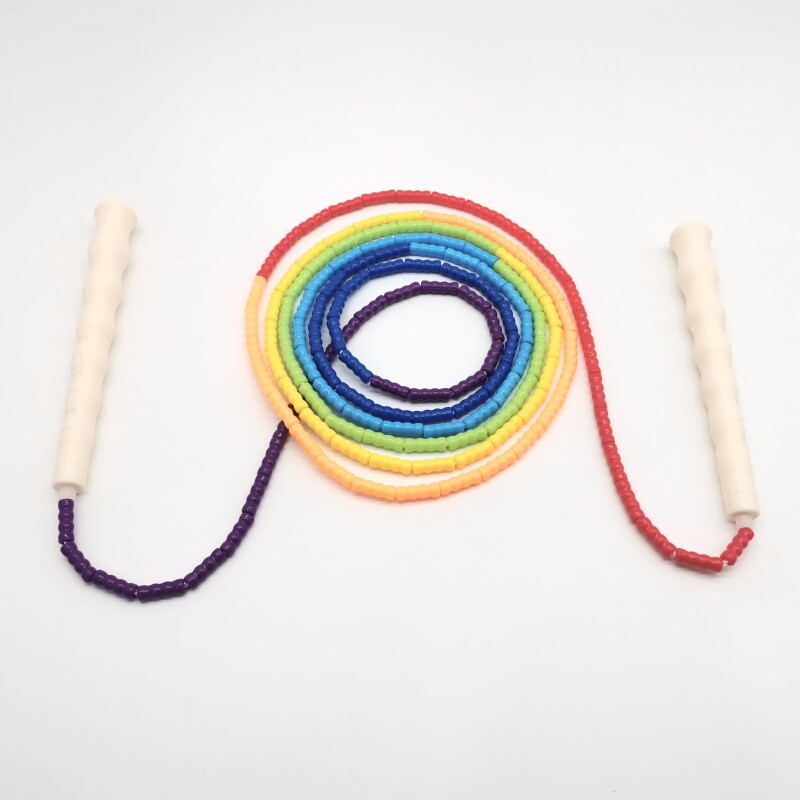 NEVERTOOLATE 17cm RANKENA 240-260-300-360 cm ILGIS VAIKAMS suaugusiems KROLIUKAI su karoliukais šuolis Škipimo virvė paprasta pradedantiesiems Minkštas FREESTYLE