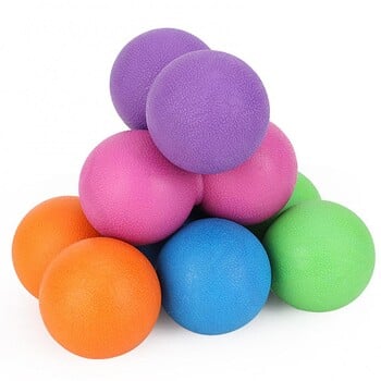 Χονδρική 6 Colors Therapy Gym Relax Exercise Ball Hockey for Yoga Lacrosse Massage Ball for Myofascial Release Fitness HOT ΕΚΠΤΩΣΗ