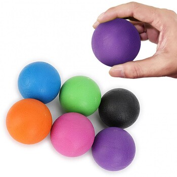 Χονδρική 6 Colors Therapy Gym Relax Exercise Ball Hockey for Yoga Lacrosse Massage Ball for Myofascial Release Fitness HOT ΕΚΠΤΩΣΗ