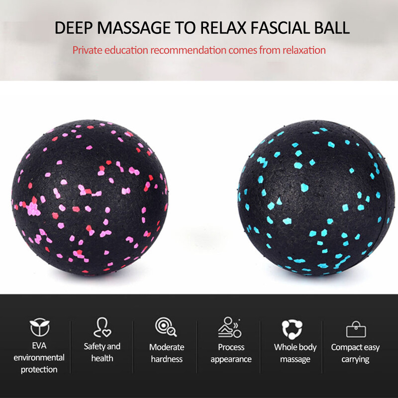 Fitness Ball Double Lacrosse Massage Ball Set Mobility Peanut Ball za samo-miofascijalno otpuštanje Deep Tissue Yoga Gym Home