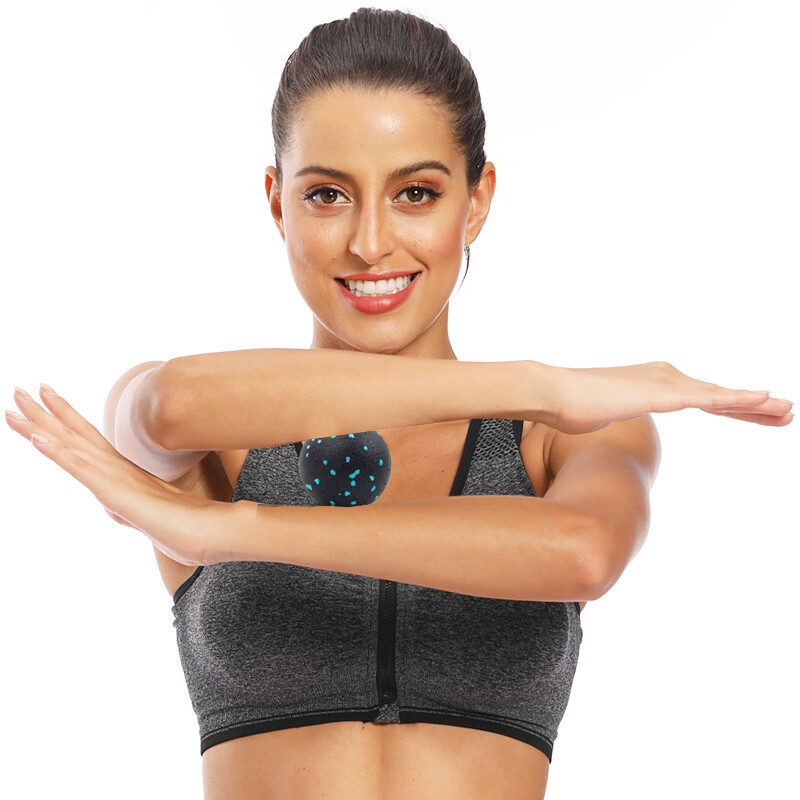 EPP 8cm Bile de arahide Masaj corporal Minge Fascia Minge de înaltă densitate Relaxare musculară Lacrosse Fitness Yoga Minge miofascia Ameliorează durerea