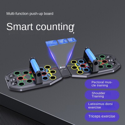 Komplet daske za sklekove Prijenosna elektronička ploča za vježbanje sklekova za prsa Trbuh Ruke/Leđa Daska za vježbanje sklekova