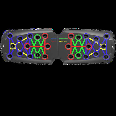 Komplet daske za sklekove Prijenosna elektronička ploča za vježbanje sklekova za prsa Trbuh Ruke/Leđa Daska za vježbanje sklekova