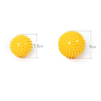 Ανθεκτικό PVC Spiked Ball Massage Trigger Point Sports Fitness Χέρια Πόδια Πελματιαία ανακούφιση από τον πόνο Fasciitis Relief 7cm/9cm Μπάλα γιόγκα