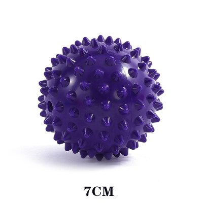 Vastupidav PVC naeltega massaažipall päästikupunkt Sport Fitness Käed Jalad Plantaarne Valu leevendav Fastsiidi leevendamine 7cm/9cm joogapall