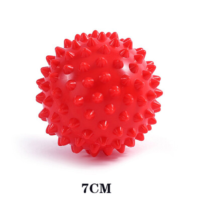 Vastupidav PVC naeltega massaažipall päästikupunkt Sport Fitness Käed Jalad Plantaarne Valu leevendav Fastsiidi leevendamine 7cm/9cm joogapall