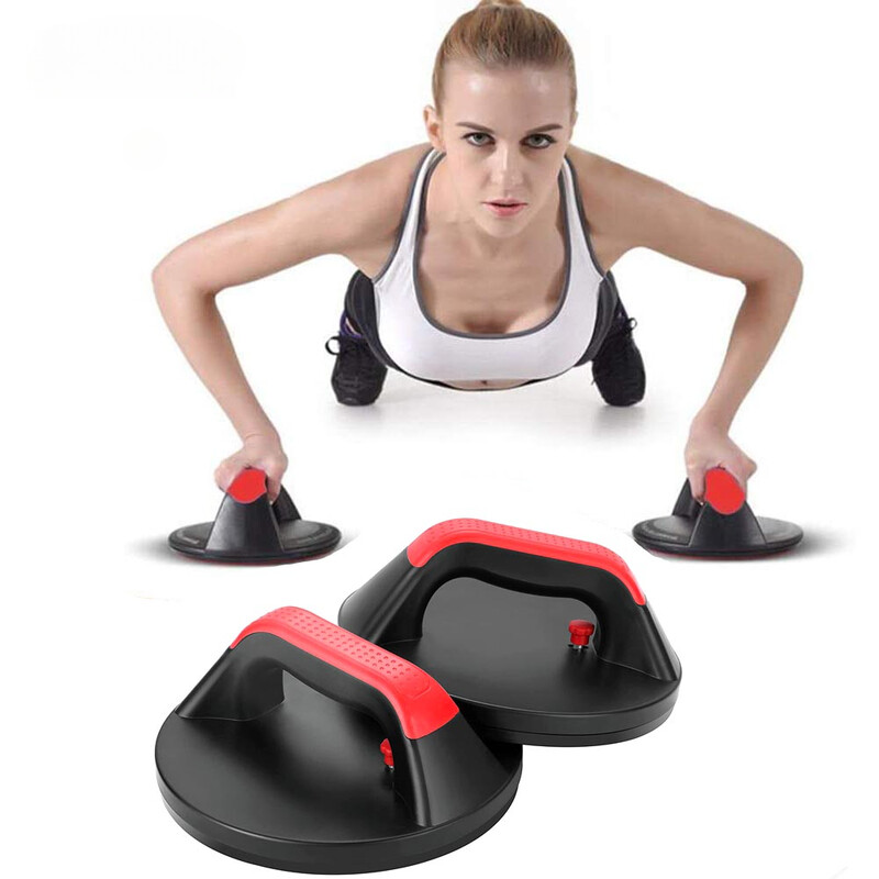1 par rotirajućih okruglih trenažera za potporu za sklekove EVA Anti-skip 360° stalak za sklekove Daska za vježbanje trbušnih mišića