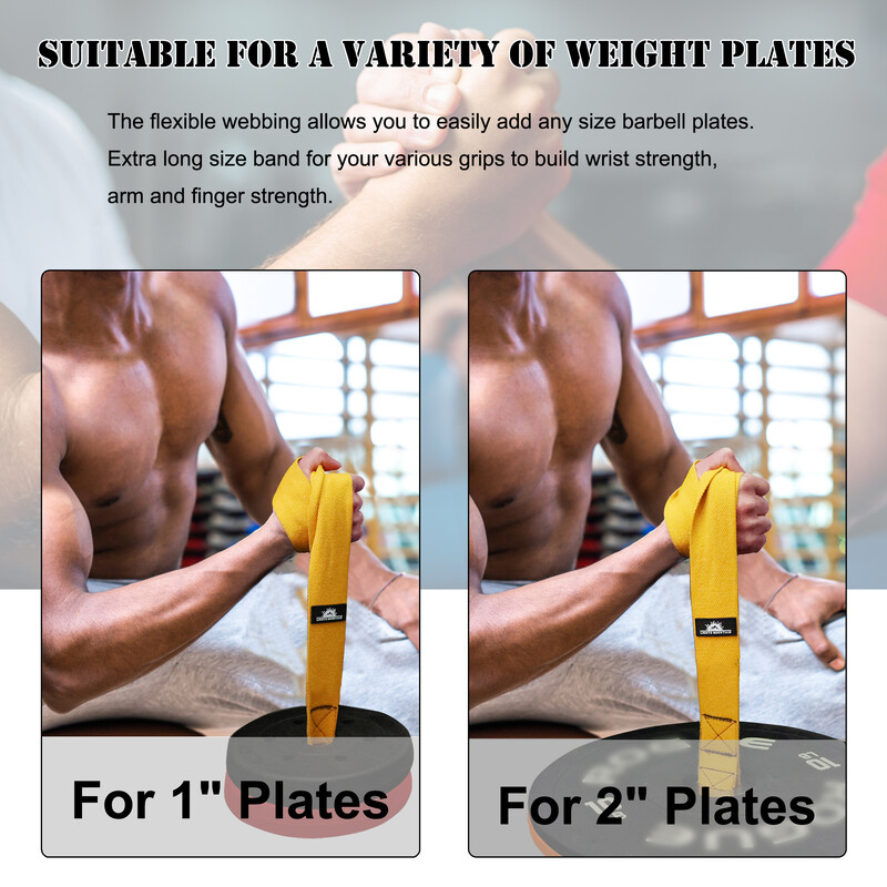 Käte maadlusrihma rihma laadimisnõela rihm kangiplaatide jaoks Küünarvarre treening eriti lai pikk rihm Kodune treeningvarustus