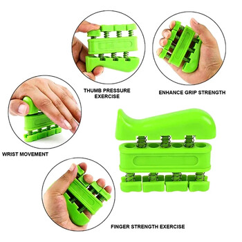 1Pcs Finger Strengthener - Finger Exerciser for Forear and Hand Strengthener - Hand Grip Workout Equipment for Musician