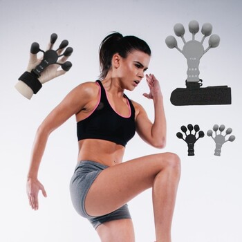 5 Finger Hollow Silicone Wrist Tensor Finger Exercise Trainer