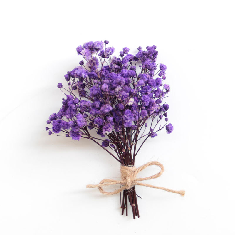 Mūžīgais ģipša zieds, mazs pušķis, mini kaltētu ziedu pušķis, jaukti ziedi, DIY, materiāls, dekorēšana, dāvana Valentīna dienā