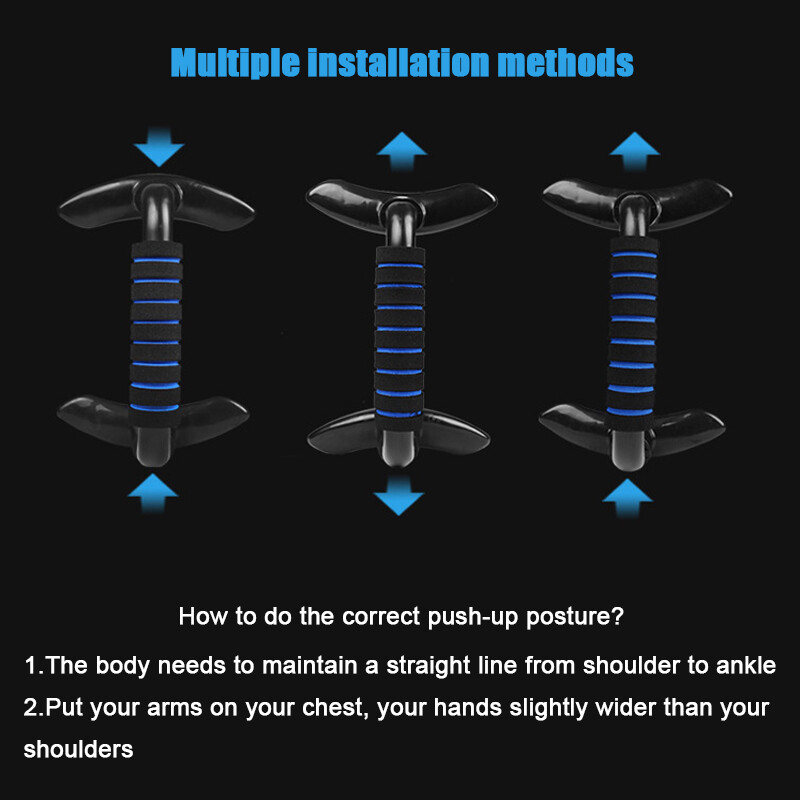 I-Shape Push Up Stendid Keha kasvatamine Rindkere lihaste Treening Kodu Jõusaal Treeningvarustus Rinnalihaste Treening Tõukeklamber
