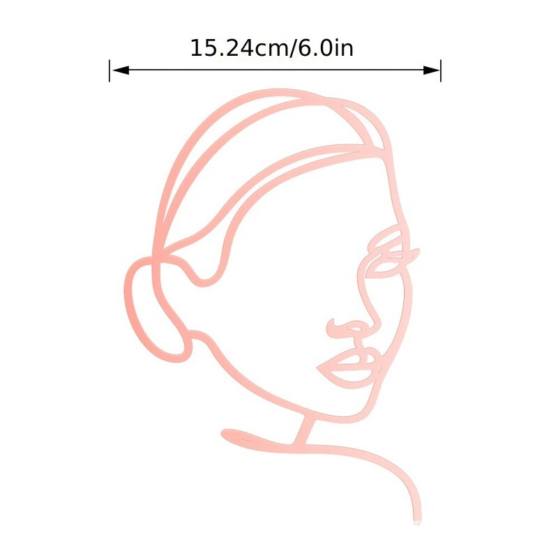 Akrilni ženski bočni profil za kolače Zlatni/Rose Zlatni/Crni ženski ukrasi za zabavu