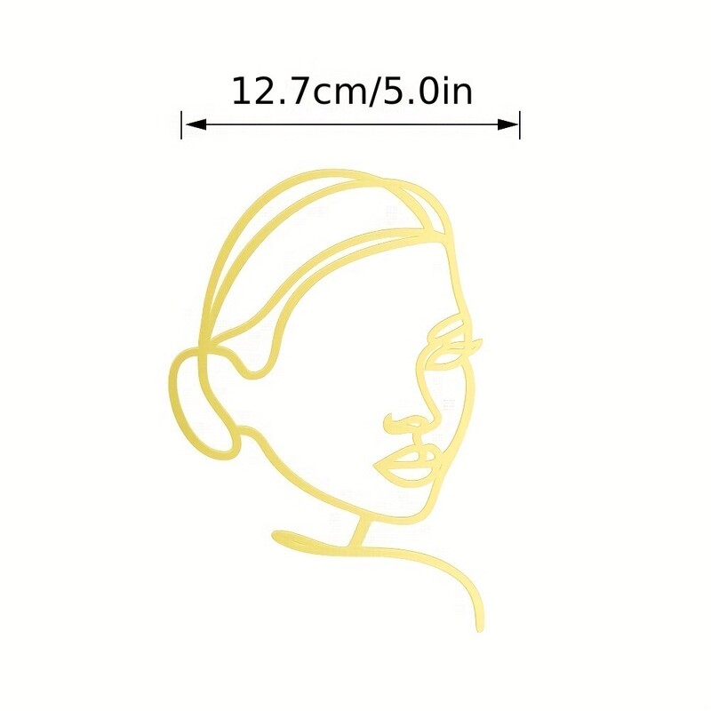 Akrilni ženski bočni profil za kolače Zlatni/Rose Zlatni/Crni ženski ukrasi za zabavu