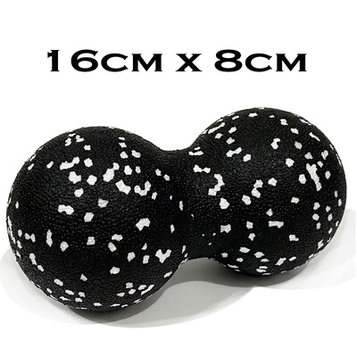 EPP Fitness Ball Dvigubas Lacrosse Masažo kamuoliukų rinkinys Judrumui Žemės riešutų kamuoliukas, skirtas miofascialinio atpalaidavimo giliųjų audinių jogos treniruoklių salė Pagrindinis puslapis