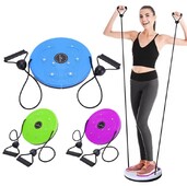 Kõhulihaste treeningu varustus vöökoha keeramise pöördlaud koos tõmbeköiega kaalulangus kehavormimisseadme vöökoha keeramise varustus