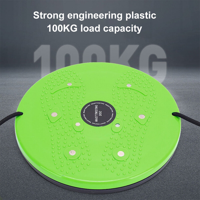 Kõhulihaste treeningu varustus vöökoha keeramise pöördlaud koos tõmbeköiega kaalulangus kehavormimisseadme vöökoha keeramise varustus