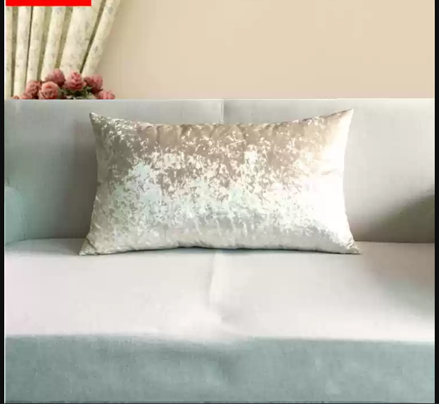 Didelis stačiakampis pagalvės užvalkalas Pritaikomas ledo aksomo audinio pagalvė Biuro pietų pertraukos pagalvės naktinis užvalkalas