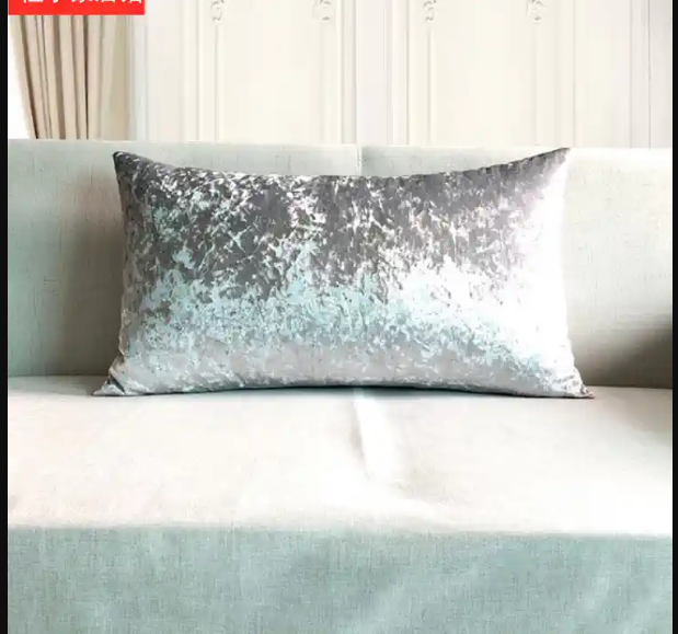 Didelis stačiakampis pagalvės užvalkalas Pritaikomas ledo aksomo audinio pagalvė Biuro pietų pertraukos pagalvės naktinis užvalkalas