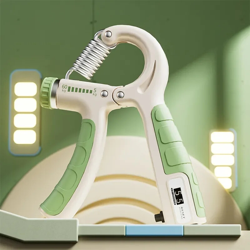 Sukibimo jėgos treniruoklis, reguliuojamas rankos gniuždymo pasipriešinimas, rankenos stiprintuvas, skirtas raumenų auginimui ir traumų atstatymui