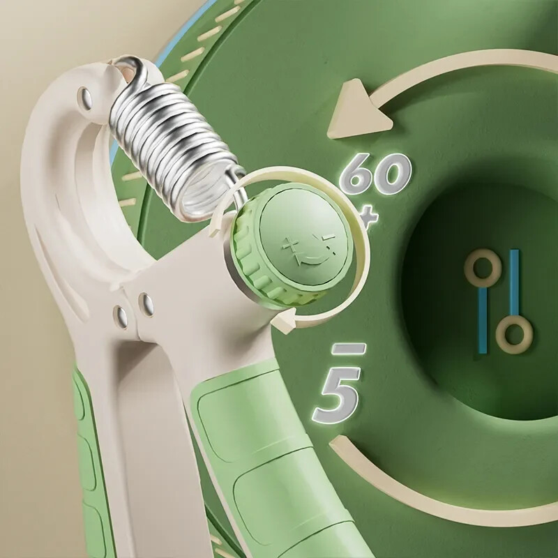 Sukibimo jėgos treniruoklis, reguliuojamas rankos gniuždymo pasipriešinimas, rankenos stiprintuvas, skirtas raumenų auginimui ir traumų atstatymui