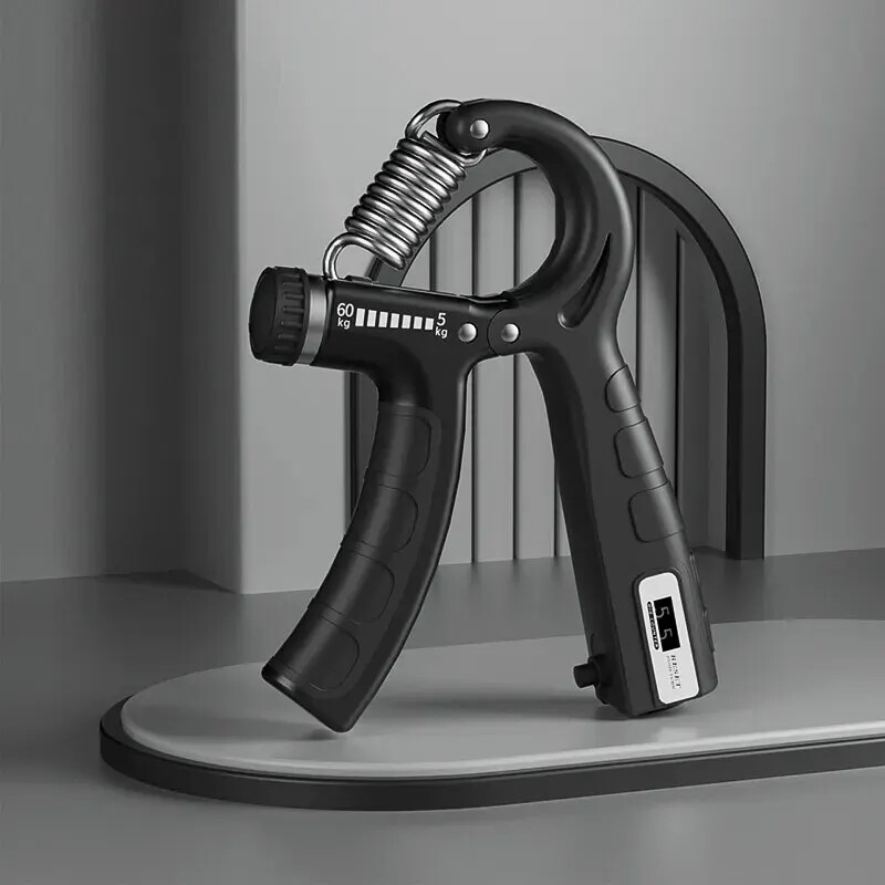 Sukibimo jėgos treniruoklis, reguliuojamas rankos gniuždymo pasipriešinimas, rankenos stiprintuvas, skirtas raumenų auginimui ir traumų atstatymui