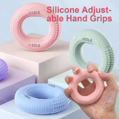 Silikoonist reguleeritavad käepidemed 10–60 naela käepide Sõrmus sõrm küünarvarre käelihaste tugevdaja kaasaskantav treeningvarustus valu leevendamiseks