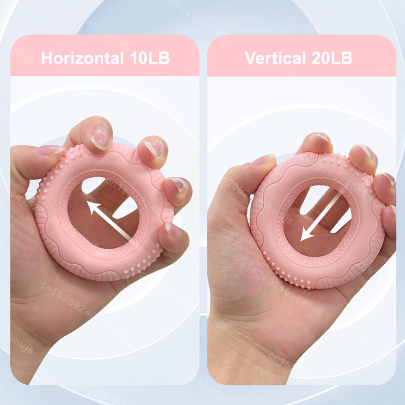 Silikoonist reguleeritavad käepidemed 10–60 naela käepide Sõrmus sõrm küünarvarre käelihaste tugevdaja kaasaskantav treeningvarustus valu leevendamiseks