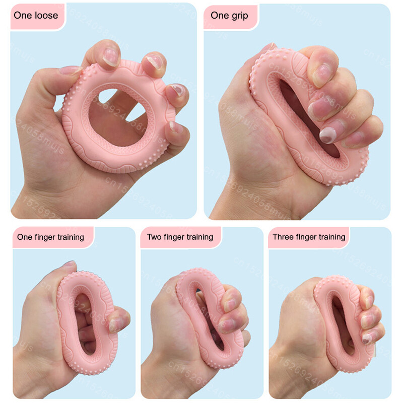 Silikoonist reguleeritavad käepidemed 10–60 naela käepide Sõrmus sõrm küünarvarre käelihaste tugevdaja kaasaskantav treeningvarustus valu leevendamiseks