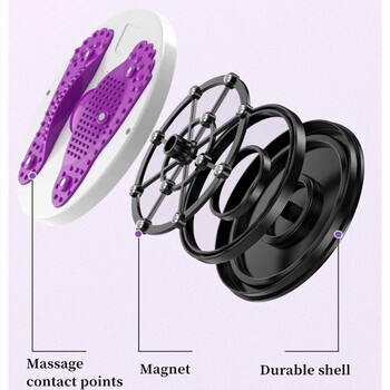 Дискова дъска за балансиране на талията, фитнес оборудване, домашна фитнес зала, отслабване, ротационен спорт, магнитна масажна плоча, тренажор за крака