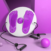 Pratimų juosmens sukimo diskas pėdų masažas juosmens sukimo diskas „Twistfit“ pasukamasis balansavimo lenta su traukimo lynu kūno rengybos įranga