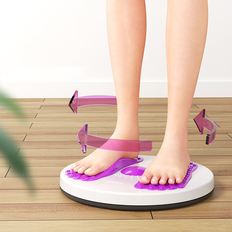 Pratimų juosmens sukimo diskas pėdų masažas juosmens sukimo diskas „Twistfit“ pasukamasis balansavimo lenta su traukimo lynu kūno rengybos įranga