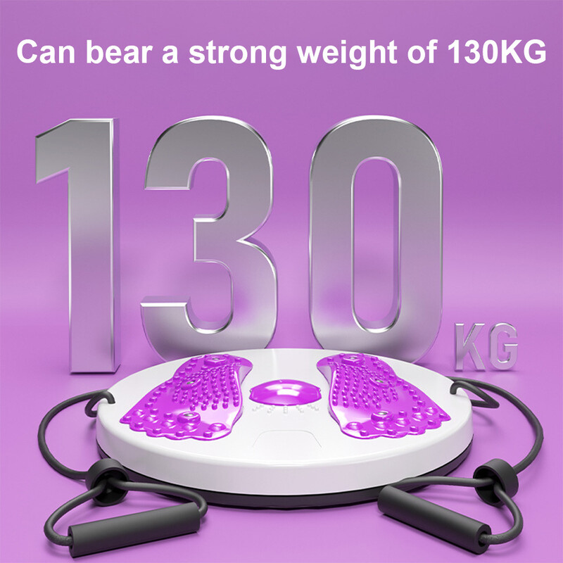 Pratimų juosmens sukimo diskas pėdų masažas juosmens sukimo diskas „Twistfit“ pasukamasis balansavimo lenta su traukimo lynu kūno rengybos įranga