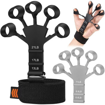 Silicone Finger Expander Finger Gripper Exerciser Finger Training Φορείο αποκατάστασης Φυσικό εργαλείο Ενισχυτικό χεριών για ασθενή