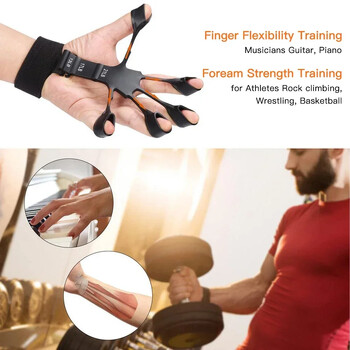 Silicone Finger Expander Finger Gripper Exerciser Finger Training Φορείο αποκατάστασης Φυσικό εργαλείο Ενισχυτικό χεριών για ασθενή