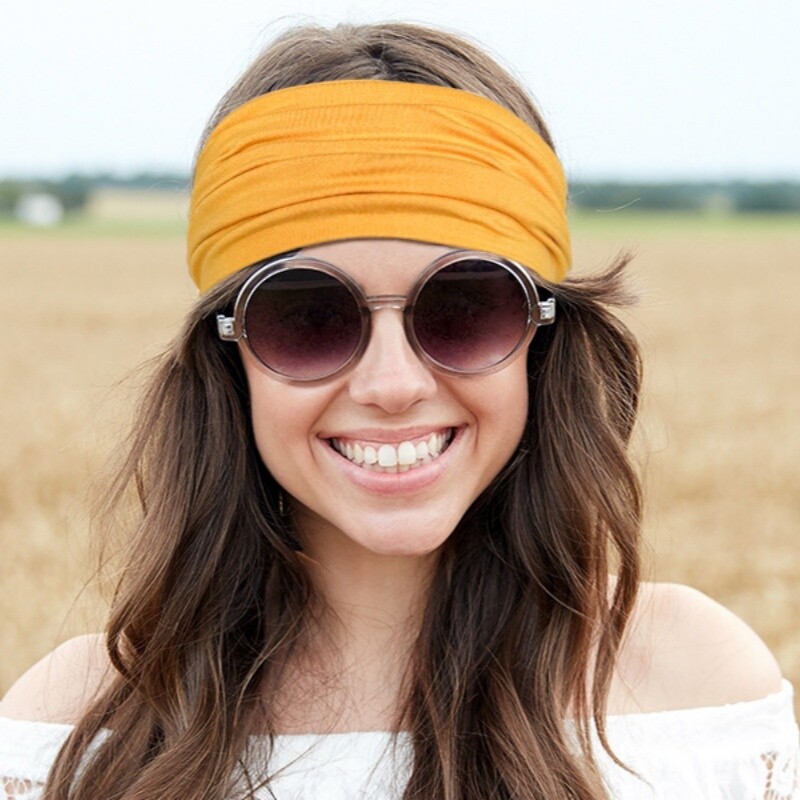 Sportska traka za glavu za žene, široka joga elastična traka za glavu, traka za kosu za trčanje, sportski dodatak za kosu, pokrivalo za glavu