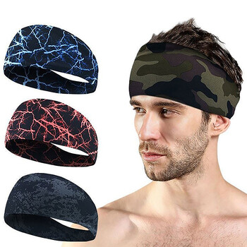 1PCS Fitness Sweating Guide And Anti Sweating Band Running Headband Sports Sweating Absorbing Headband Hairband