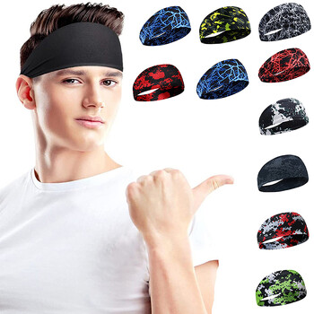 1PCS Fitness Sweating Guide And Anti Sweating Band Running Headband Sports Sweating Absorbing Headband Hairband