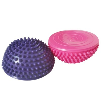 16cm joga lopta z PVC nafukovacia masážna lopta, polovičná fit lopta, balančný trenažér, stabilizátor, posilňovňa, pilates, fitness, vyvažovacia lopta