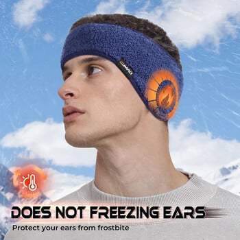 Fleece Sweatband Running Sport Fit Yoga Elastic Winter Headband Γυμναστήριο Ποδηλασία τένις υπαίθριο κάλυμμα αυτιού Μαλακός επίδεσμος μαλλιών Ανδρικές γυναίκες