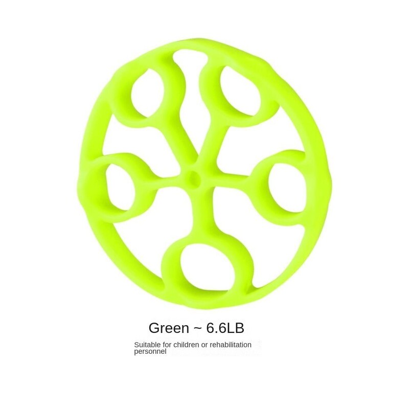 1 tk kaasaskantav silikoonist ümmarguse sõrme trenažöör kerge käepideme laiendaja randmetugevuse harjutus Sport Fitness taastusravi