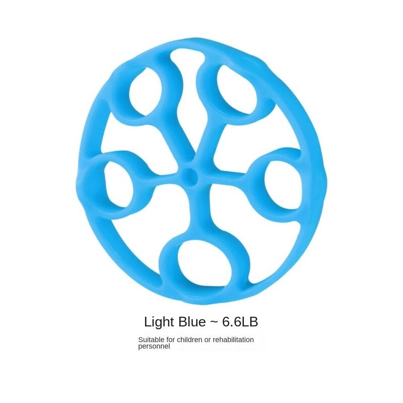 1 tk kaasaskantav silikoonist ümmarguse sõrme trenažöör kerge käepideme laiendaja randmetugevuse harjutus Sport Fitness taastusravi