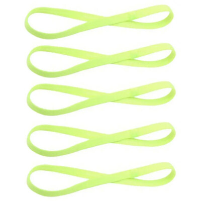 5kom bombona boja Žene Muškarci Joga trake za kosu Sportska traka za glavu Djevojke Sportska protuklizna elastična gumena traka za znojenje Nogomet Trčanje