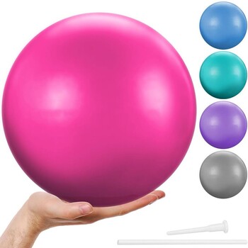 Easy Inflation Indoor Yoga Ball Fitness PVC Pilates Exercise Gym Ball Balance & Stability Anti Burst Exercise Balls