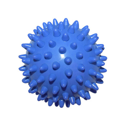 9cm PVC špicatá masážna loptička na jogu, trigger point, šport, fitness, ruky a nohy, bolesť, úľava od stresu, relaxácia svalov, unisex bodná masážna loptička