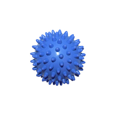 9cm PVC špicatá masážna loptička na jogu, trigger point, šport, fitness, ruky a nohy, bolesť, úľava od stresu, relaxácia svalov, unisex bodná masážna loptička