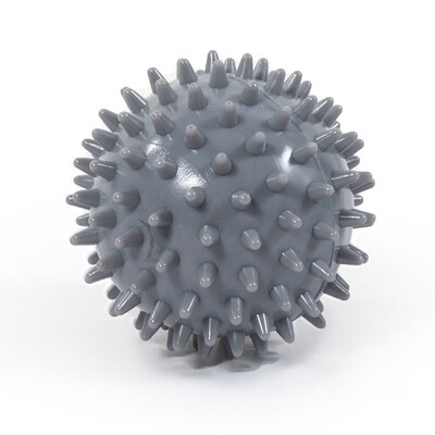9cm PVC špicatá masážna loptička na jogu, trigger point, šport, fitness, ruky a nohy, bolesť, úľava od stresu, relaxácia svalov, unisex bodná masážna loptička